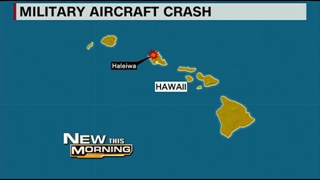Marine helicopters crash off Oahu, search under way