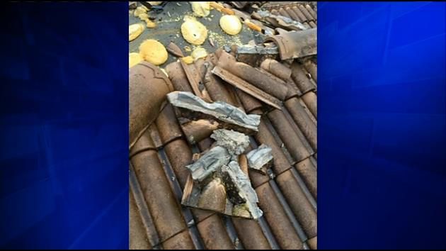 Cooper City house struck by lightning