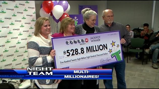 Warehouse worker takes third of $1.6 billion Powerball pot