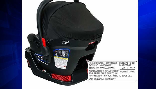 Britax recalls infant car seats due to fall hazard