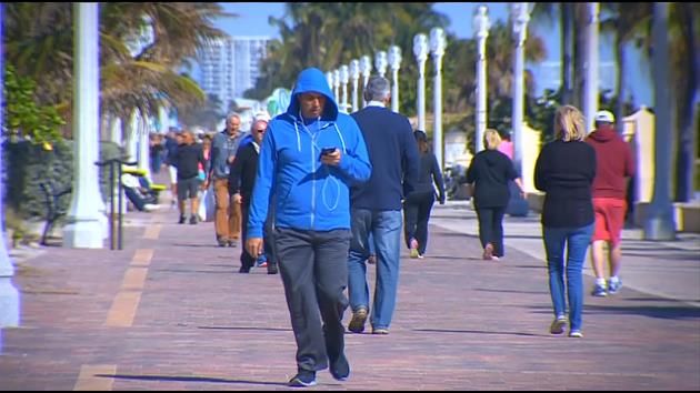 Local residents, visitors react to South Florida's cold snap