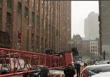 Manhattan crane topples into street killing 1, injuring 3