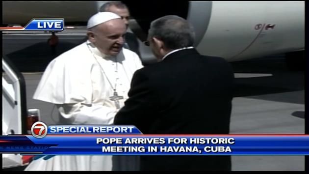 'Finally:' Pope meets Russian Orthodox leader