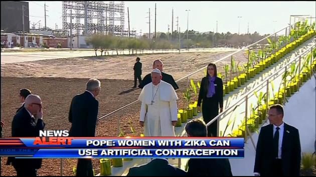 Pope suggests contraception can be condoned in Zika crisis