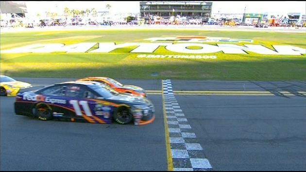 Hamlin uses daring move to give Joe Gibbs a Daytona 500 win