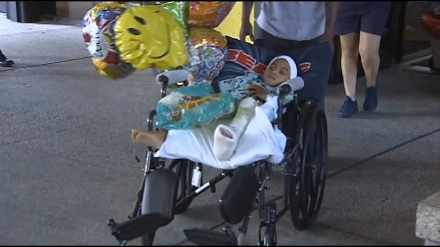 Boy hit by police cruiser while on scooter released from JMH
