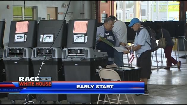 Voters in Florida begin early voting in crucial primary